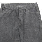 DICKIES Mens Shorts Grey Casual Cotton XL W38 Pockets Relaxed Fit Workwear
