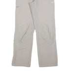 MAMMUT Womens Polyester Blend Beige Regular Fit Trousers W28 L28 Outdoor Hiking