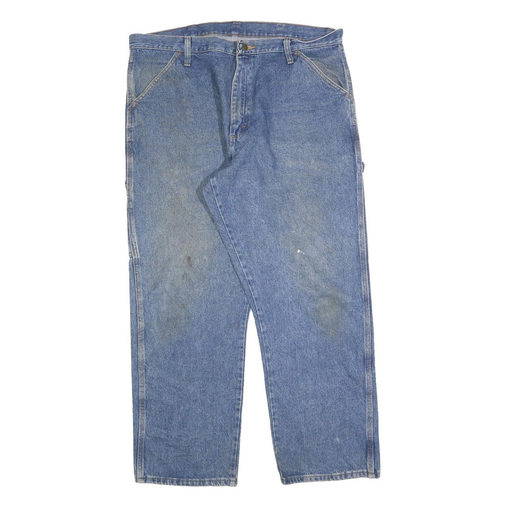 CARHARTT Mens Jeans Blue Relaxed Straight Denim Medium W38 L32 Workwear