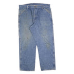 CARHARTT Mens Jeans Blue Relaxed Straight Denim Medium W38 L32 Workwear