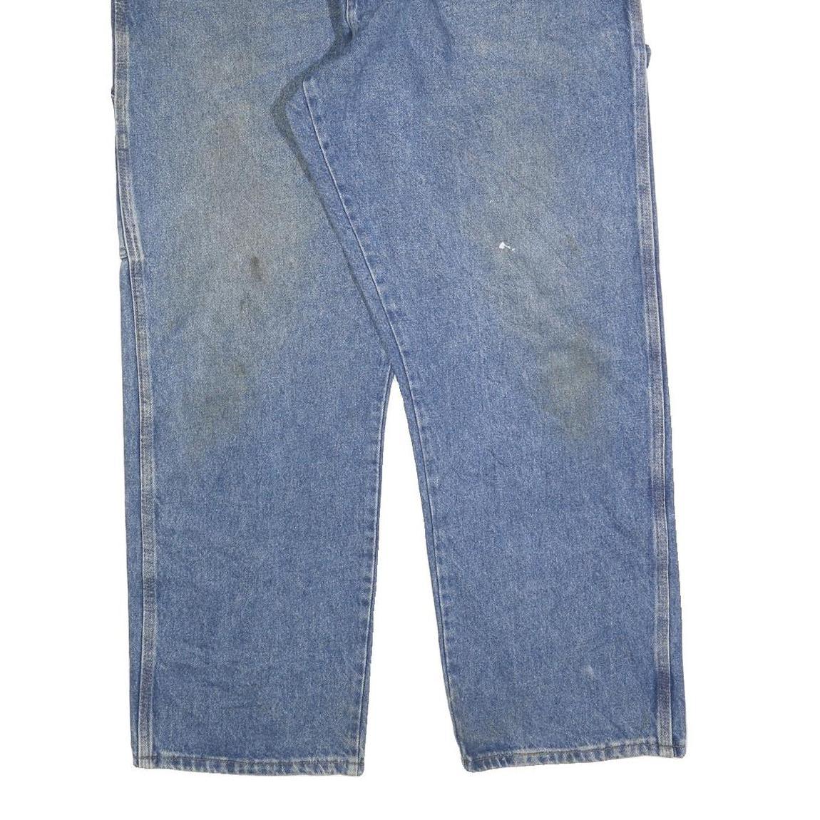 CARHARTT Mens Jeans Blue Relaxed Straight Denim Medium W38 L32 Workwear