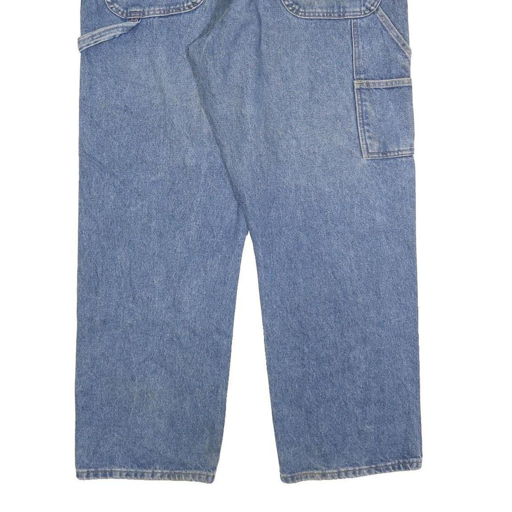 CARHARTT Mens Jeans Blue Relaxed Straight Denim Medium W38 L32 Workwear