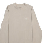 LEVI'S Womens Beige Plain Jumper Crew Neck Basic Knit S Acrylic Blend Stylish