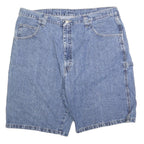 WRANGLER Mens Cotton Blend Blue Denim Casual Shorts 2XL W40 Workwear Utility