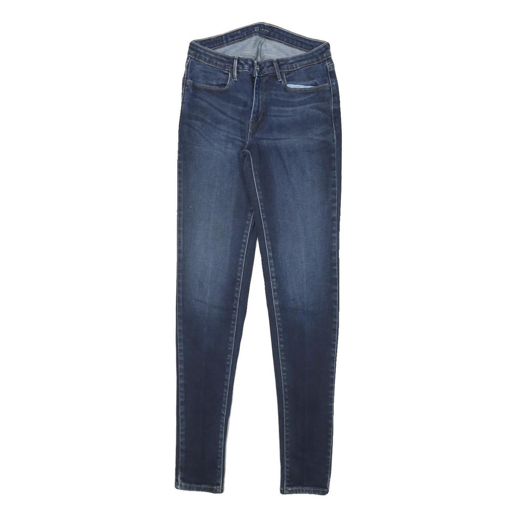 LEVI'S Womens Jeans Blue Slim Skinny Denim Medium W24 L30 Stretch Cotton Blend
