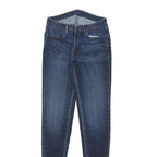 LEVI'S Womens Jeans Blue Slim Skinny Denim Medium W24 L30 Stretch Cotton Blend