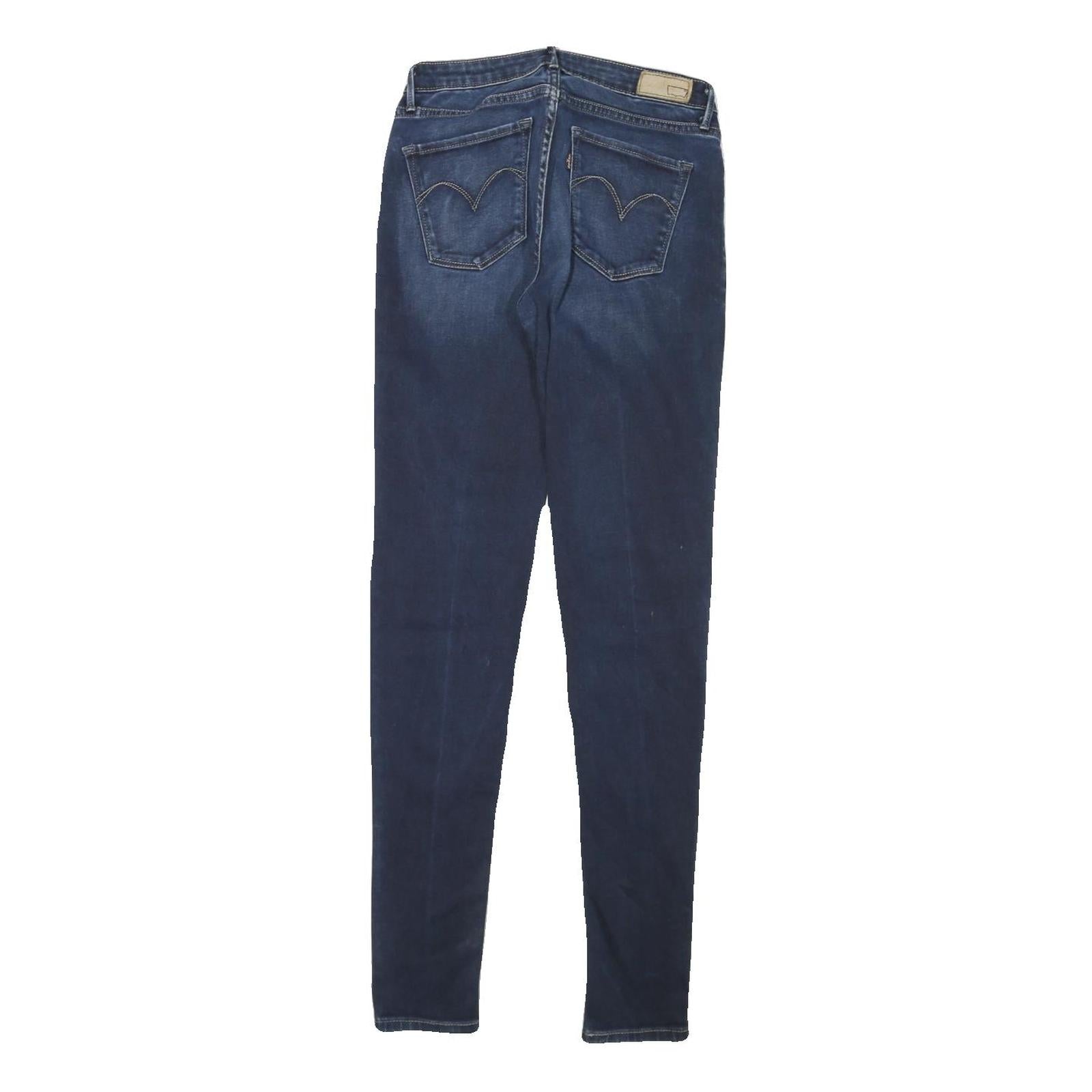 LEVI'S Womens Jeans Blue Slim Skinny Denim Medium W24 L30 Stretch Cotton Blend