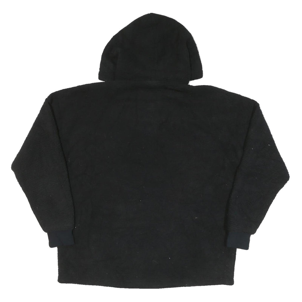 PUMA Mens Black Hooded Patterned Polyester Blend Jumper Pullover L Hoodie