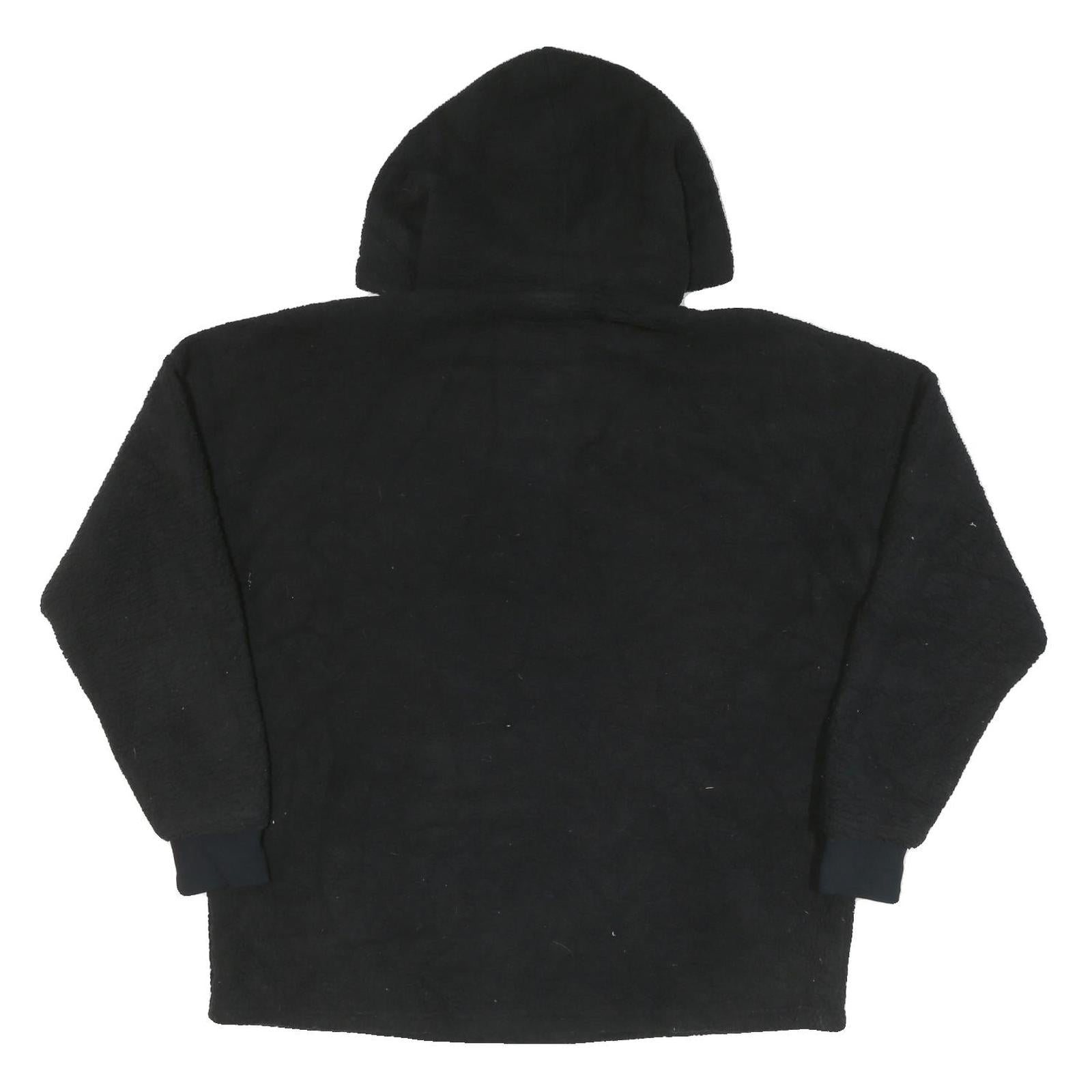 PUMA Mens Black Hooded Patterned Polyester Blend Jumper Pullover L Hoodie