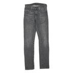 LEVI'S 505 Womens Jeans Black Regular Straight Denim Medium W30 L34 Classic Fit