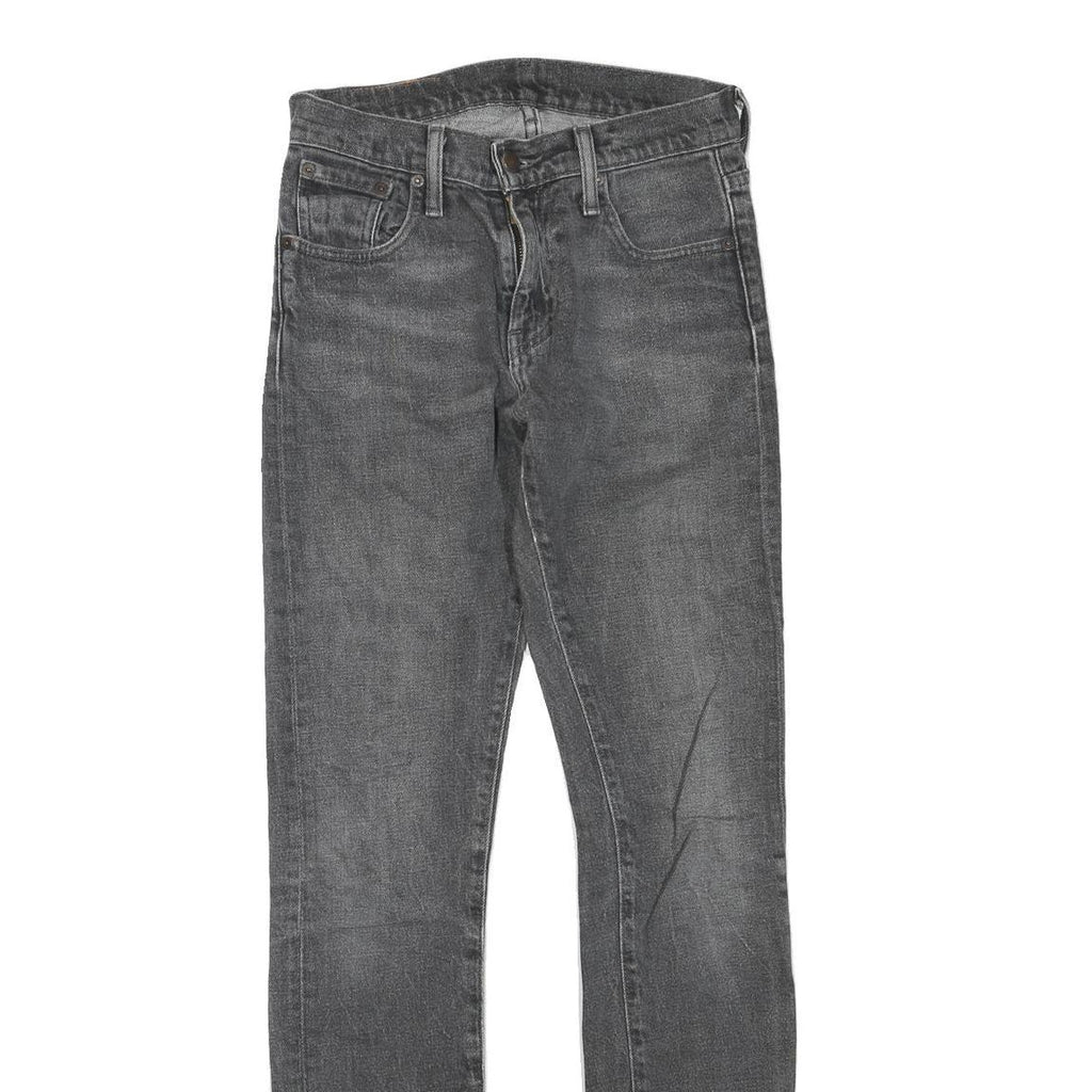 LEVI'S 505 Womens Jeans Black Regular Straight Denim Medium W30 L34 Classic Fit