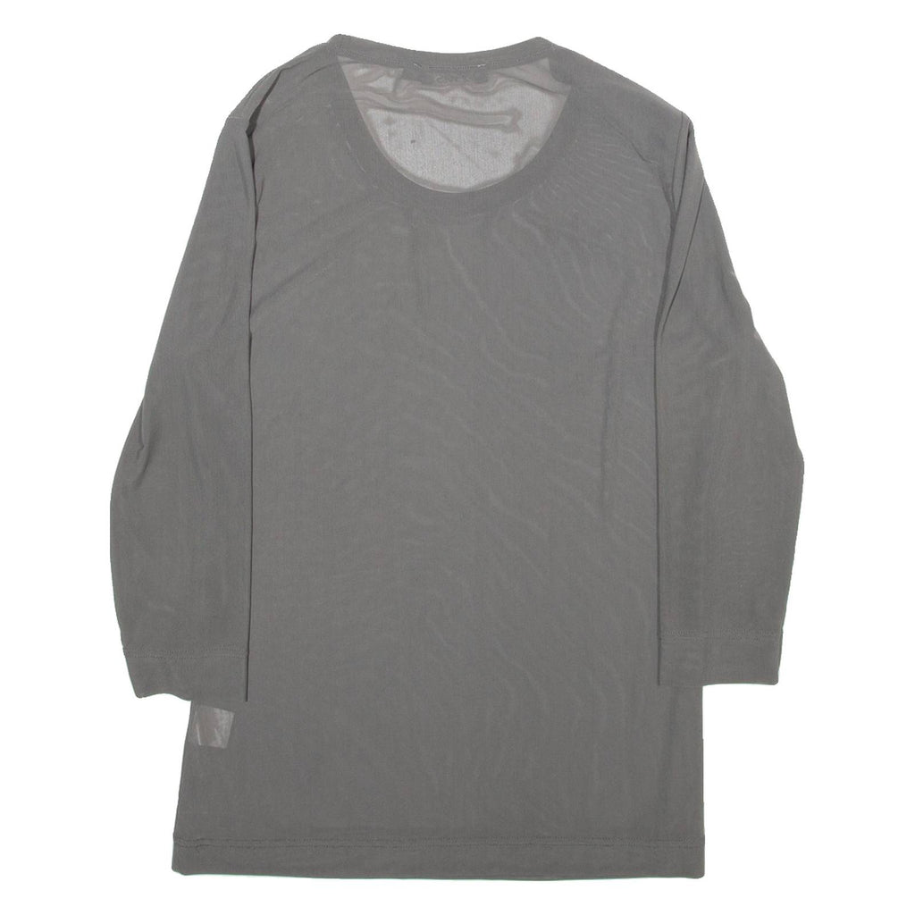 NORWISS Womens Top Grey Long Sleeve XL