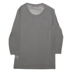 NORWISS Womens Top Grey Long Sleeve XL