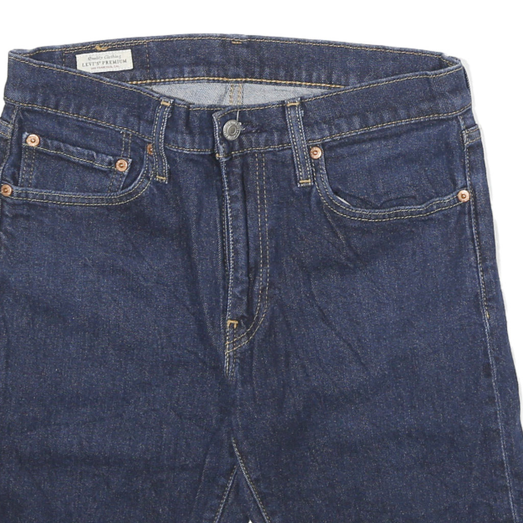 LEVI'S Womens Denim Blue Casual Shorts M W28 Raw Hem Cut-Off Classic Fit