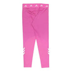ADIDAS Womens Joggers Pink & White TECHFIT Slim Tapered M W26 L24 Athletic Wear