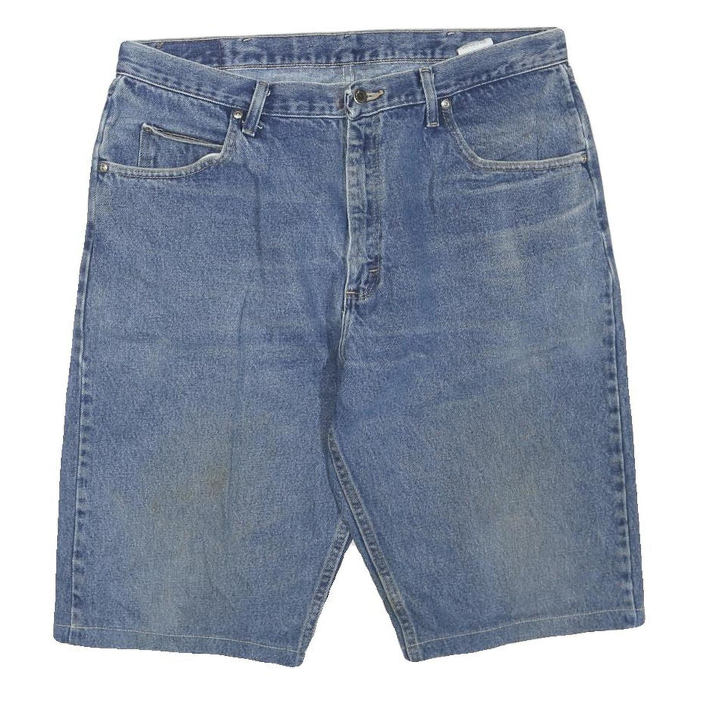 WRANGLER Mens Denim Blue Casual Shorts L W36 Cotton Blend