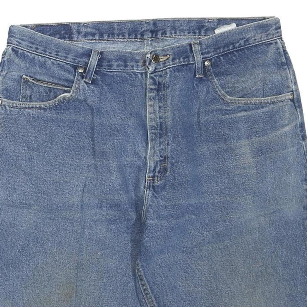 WRANGLER Mens Denim Blue Casual Shorts L W36 Cotton Blend