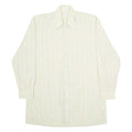 BAOR Mens Shirt Yellow Striped Long Sleeve M