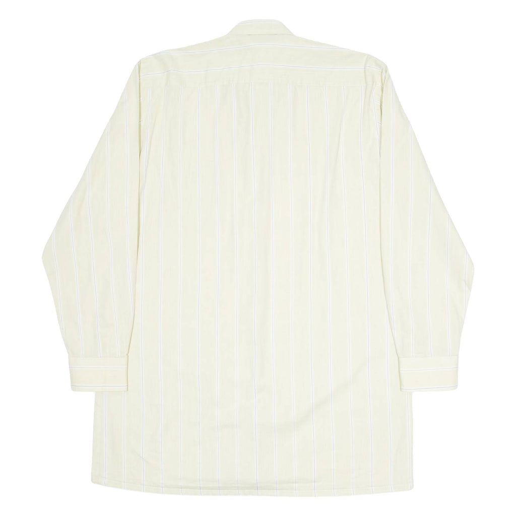 BAOR Mens Shirt Yellow Striped Long Sleeve M