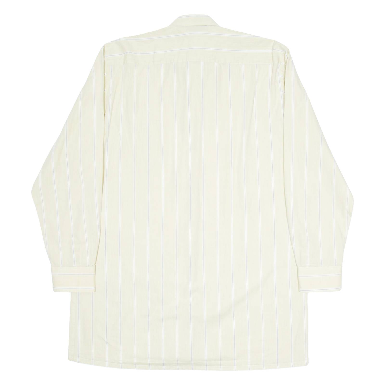 BAOR Mens Shirt Yellow Striped Long Sleeve M
