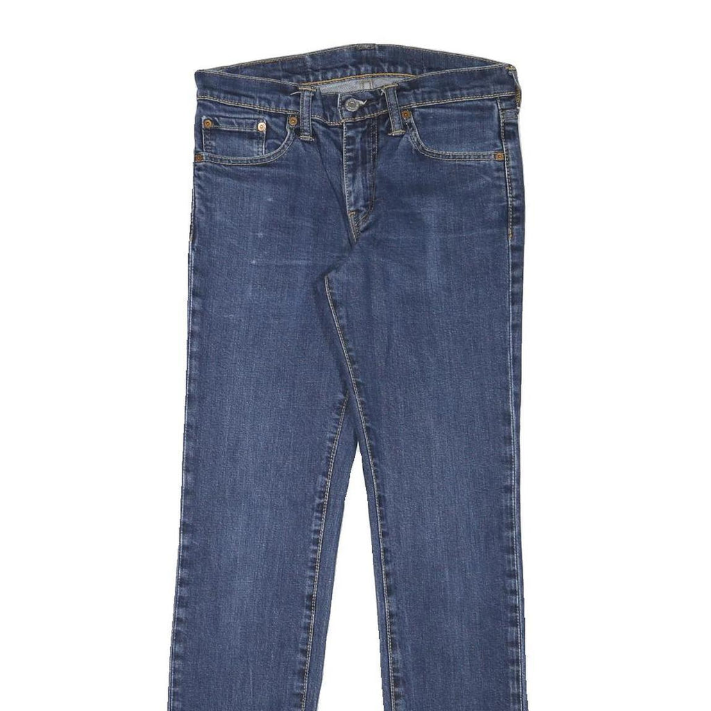 LEVI'S 511 Mens Jeans Blue Slim Skinny Denim Medium W28 L30 Stretch Cotton Blend