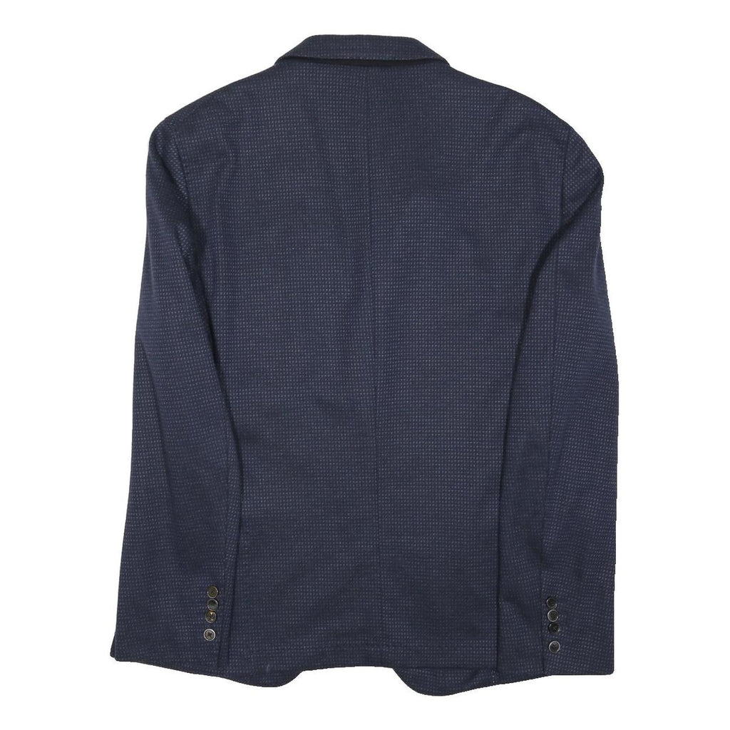 JOOP! Mens Navy Blue Button Jacket XL Cotton Blend Plain Classic Blazer
