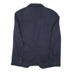 JOOP! Mens Navy Blue Button Jacket XL Cotton Blend Plain Classic Blazer