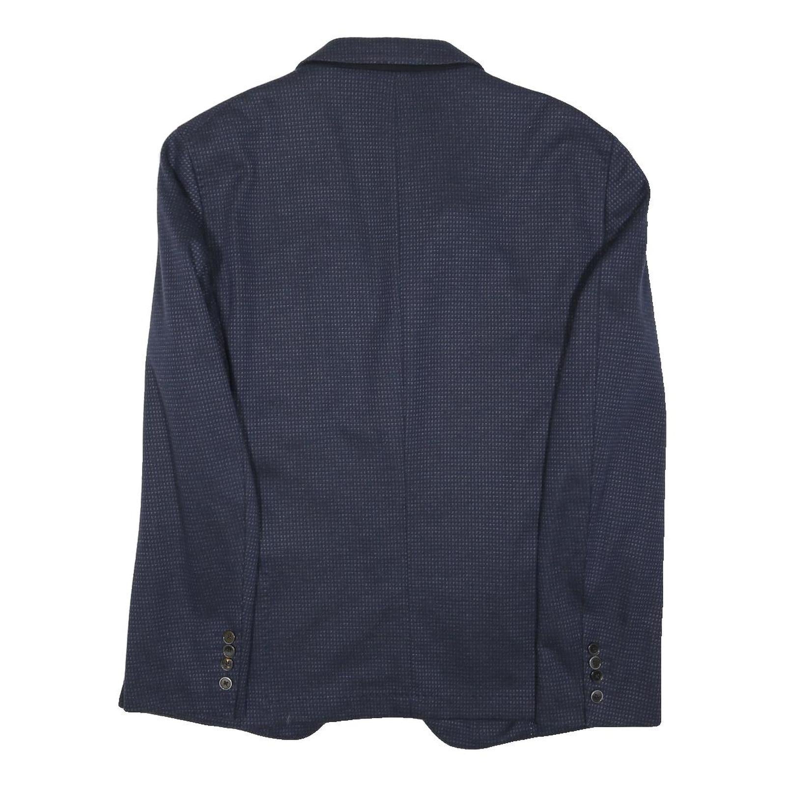 JOOP! Mens Navy Blue Button Jacket XL Cotton Blend Plain Classic Blazer