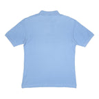 FILA Mens Blue Short Sleeve Cotton Polo Shirt M Classic Logo Casual Fit