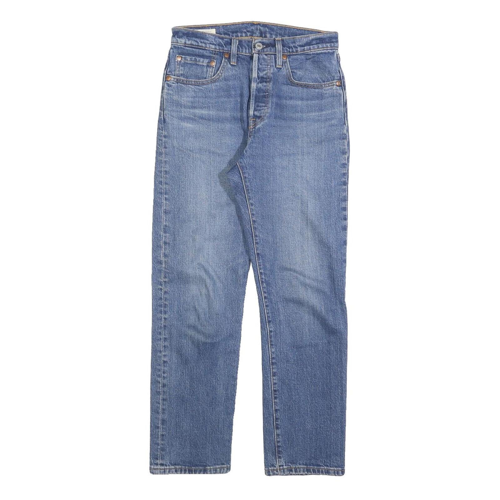 LEVI'S 501 BIG E Womens Jeans Blue Regular Straight Denim Medium W26 L28 Classic