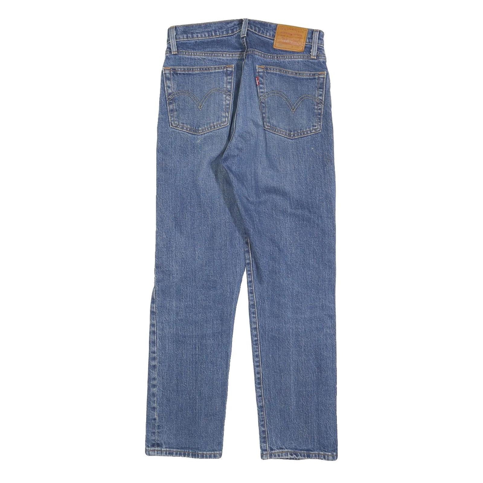 LEVI'S 501 BIG E Womens Jeans Blue Regular Straight Denim Medium W26 L28 Classic