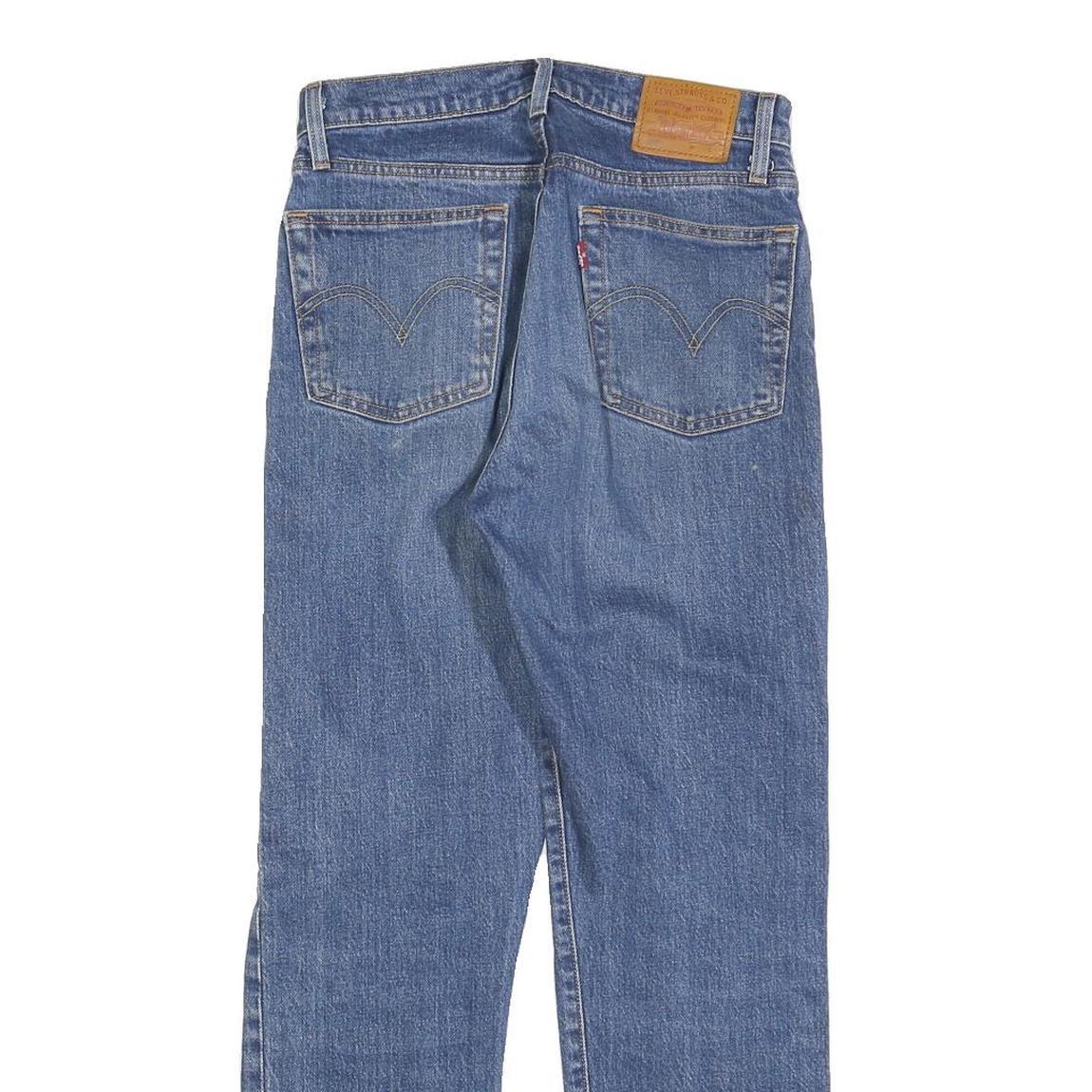 LEVI'S 501 BIG E Womens Jeans Blue Regular Straight Denim Medium W26 L28 Classic