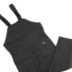 DICKIES Mens Black Cotton Blend Dungarees Classic XL W44 L30 Workwear