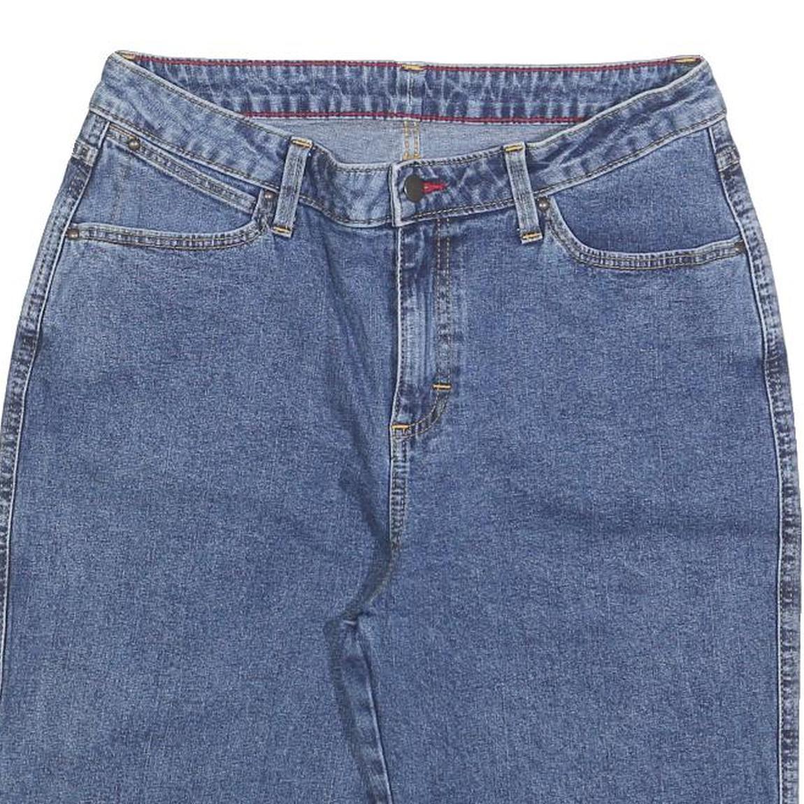 WRANGLER Womens Denim Blue Cotton Shorts M W30 Classic Fit Casual Cut-Off
