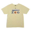 ADIDAS Mens Beige Oakland Zoo Graphic T-Shirt XL Short Sleeve Crew Neck