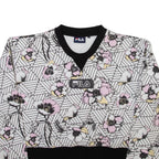 FILA Womens Sweatshirt White Crew Neck L