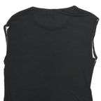 TED BAKER Womens Black Printed Sleeveless Round Neck Top S Viscose Blend