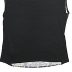 TED BAKER Womens Black Printed Sleeveless Round Neck Top S Viscose Blend