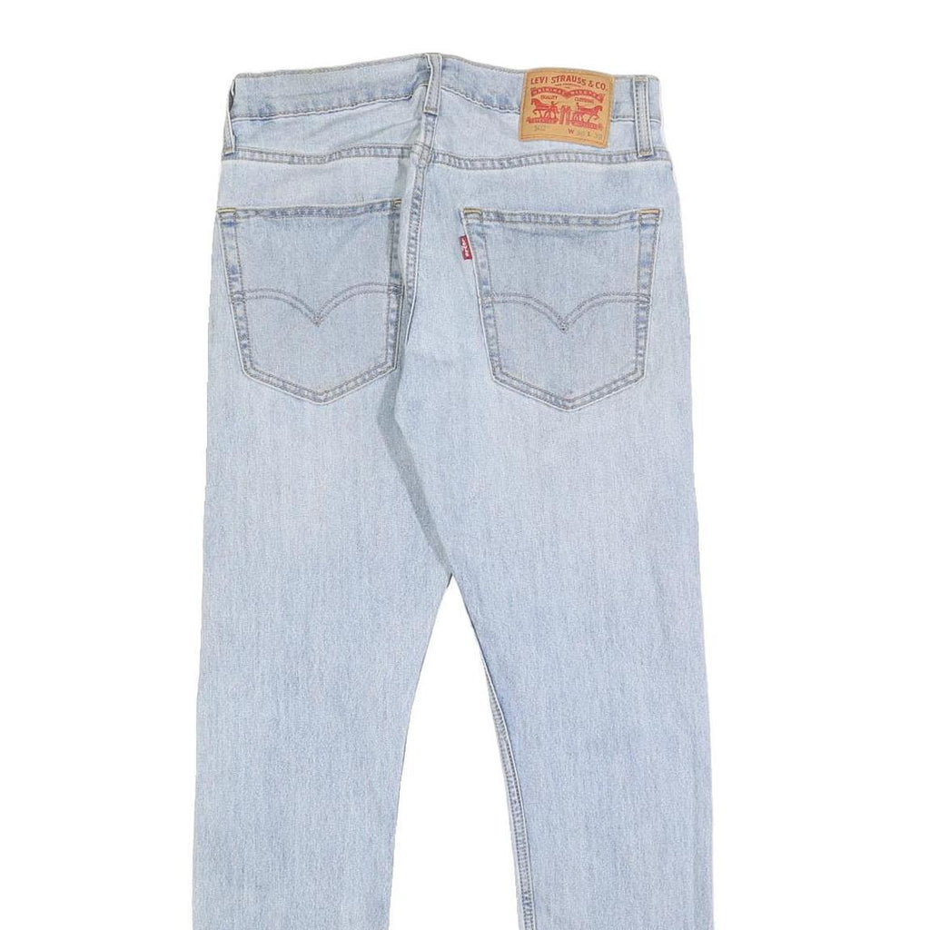 LEVI'S 502 Mens Jeans Blue Slim Straight Denim Light W30 L30 Classic Cotton