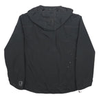 CARHARTT Mens Black Hooded Nylon Jacket L Zip Storm Defender Workwear Outdoor