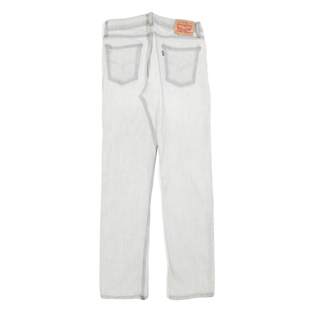 LEVI'S 514 Classic Mens Jeans Light Blue Classic Straight Denim W29 L32 Zip