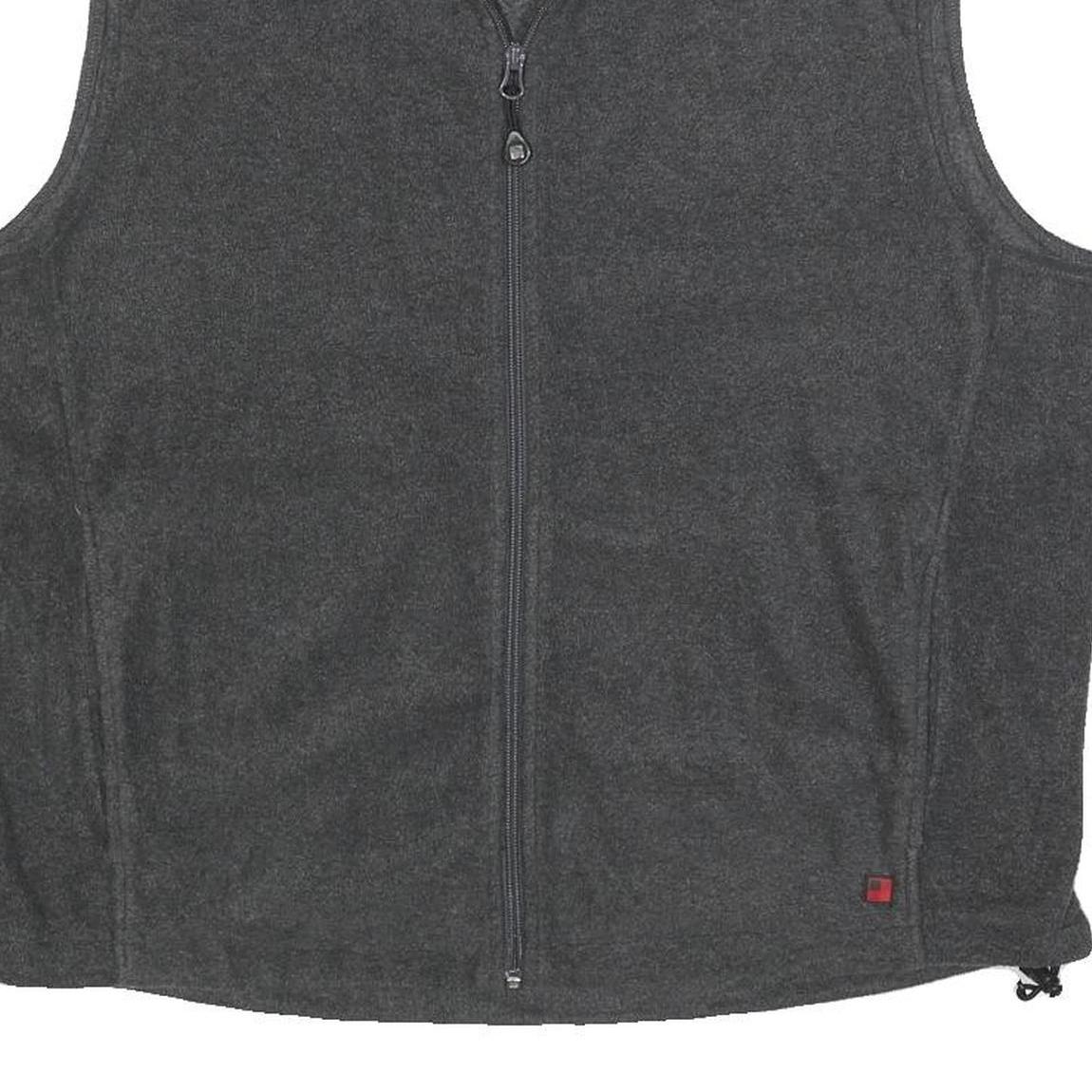 WOOLRICH Mens Grey Zip Jacket L Polyester Plain Casual Outdoor Lightweight