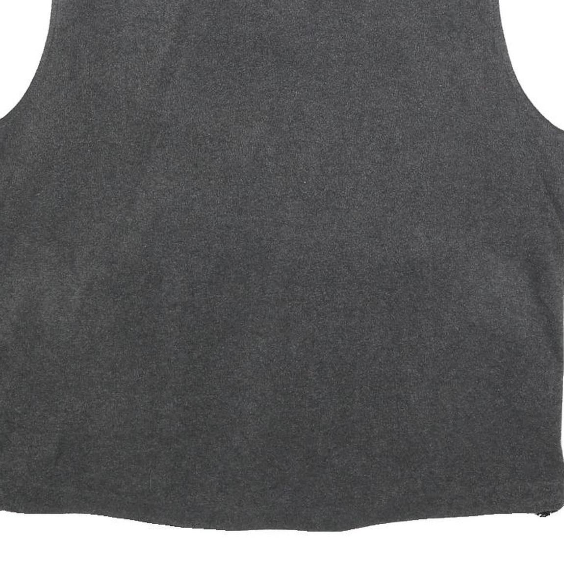 WOOLRICH Mens Grey Zip Jacket L Polyester Plain Casual Outdoor Lightweight