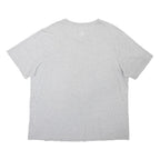 ADIDAS Mens Grey & White Logo Graphic T-Shirt XL Short Sleeve Crew Neck Cotton