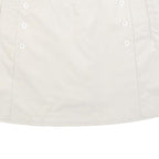 ADIDAS Womens White Skort Sportswear Casual Polyester Blend Woven Short M