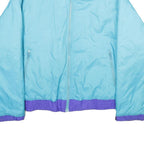 WOOLRICH Mens Blue & Purple Reversible Nylon Zip Jacket L Lightweight Casual