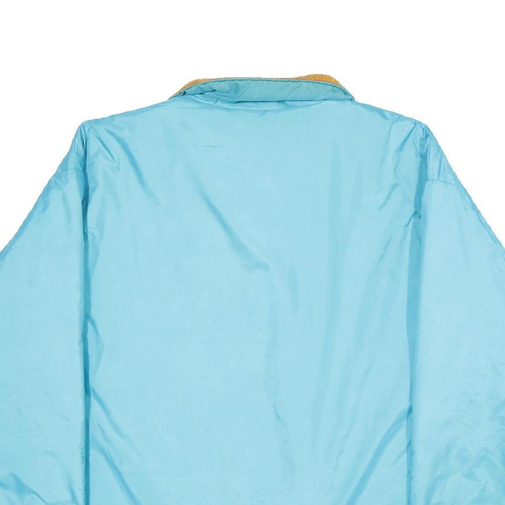 WOOLRICH Mens Blue & Purple Reversible Nylon Zip Jacket L Lightweight Casual