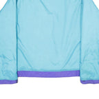 WOOLRICH Mens Blue & Purple Reversible Nylon Zip Jacket L Lightweight Casual