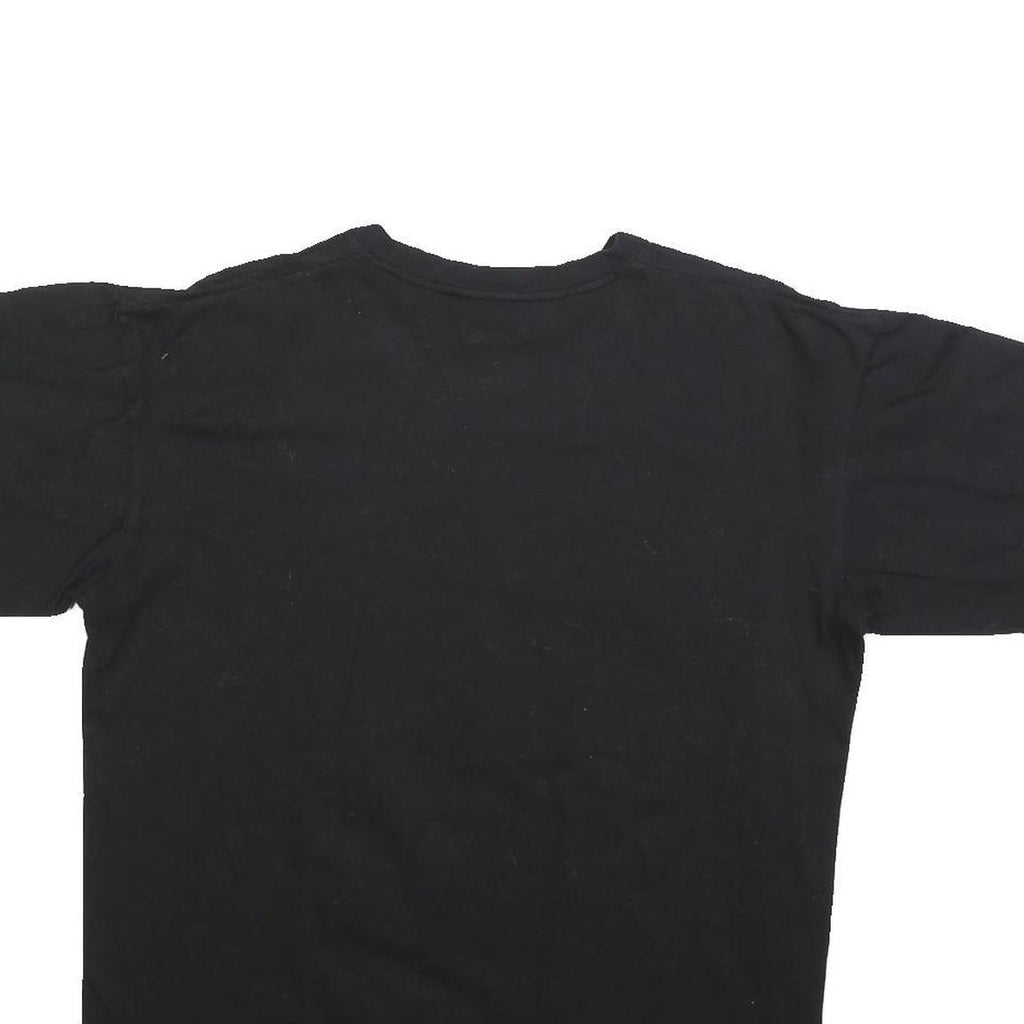 ISLANDS Womens Black Sandugo Graphic T-Shirt L Short Sleeve Crew Neck Casual