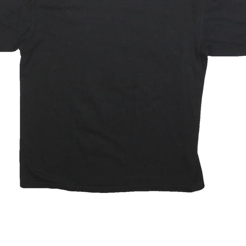 ISLANDS Womens Black Sandugo Graphic T-Shirt L Short Sleeve Crew Neck Casual